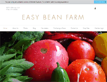 Tablet Screenshot of easybeanfarm.com